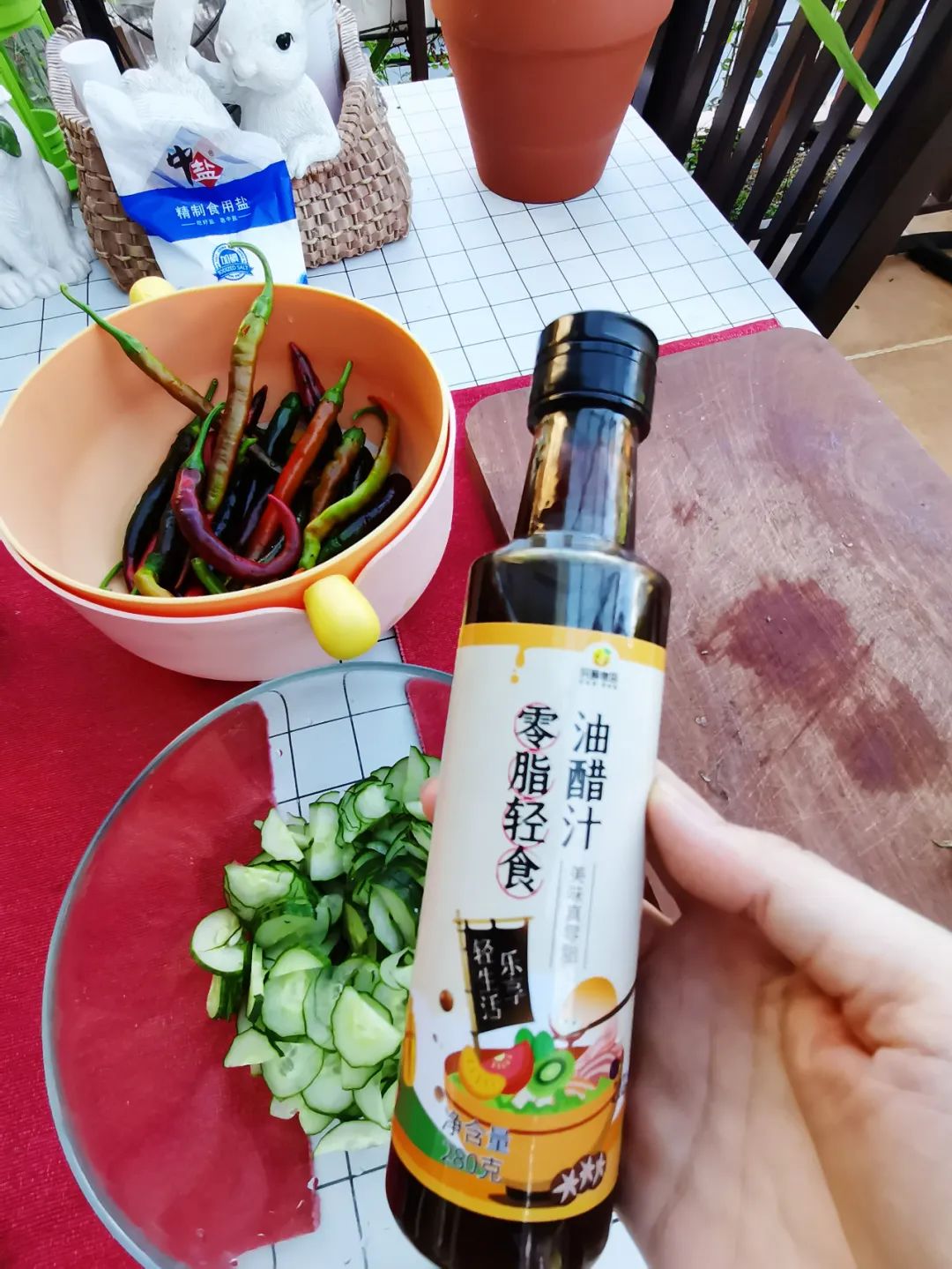 0脂肪轻食伴侣油醋汁