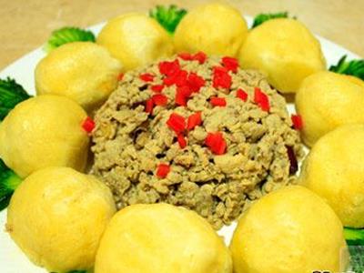 窝头虾酱